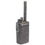 Motorola DP3441e DMR digital two way radio held in hand