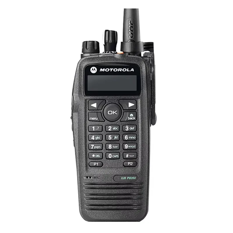 Tw Motorola Dp3600 Two Way Radio Front view of the Motorola DP3600 series DMR portable radio handset