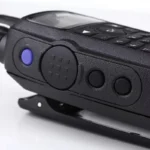 Detail shot of the Motorola DP3600 series DMR portable radio handset
