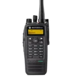 Motorola DP3600 series DMR portable radio handset held in hand