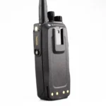 Close-up of the Motorola DP3600 series DMR portable radio handset