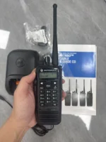 Close-up of the Motorola DP3601 GPS digital handheld radio