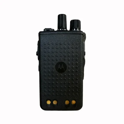 Detail shot of the Motorola DP3661e IP68 digital two way radio