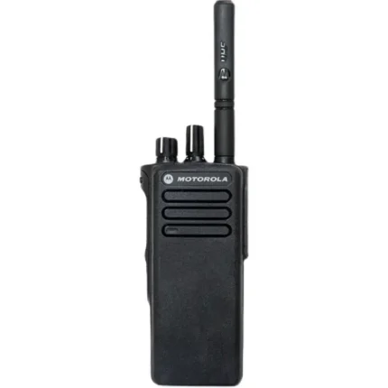 Front view of the Motorola DP4400e DMR professional portable radio