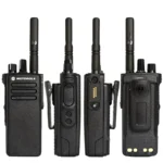 Motorola DP4400e DMR professional portable radio held in hand