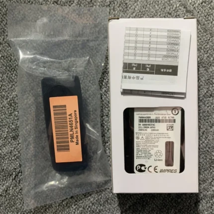 Detail shot of the PMNN4409 thickened lithium-ion battery for DP4401 GP328D radios