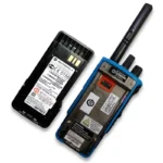 Detail shot of the Motorola DP4401Ex ATEX explosion proof DMR radio