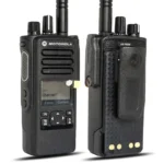 Motorola DP4601e DMR digital portable radio with 1000 channels held in hand
