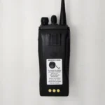 Close-up of the Motorola EP450 UHF VHF two way radio with 16 channels