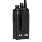 Detail shot of the Motorola EVX-539 Vertex digital portable radio
