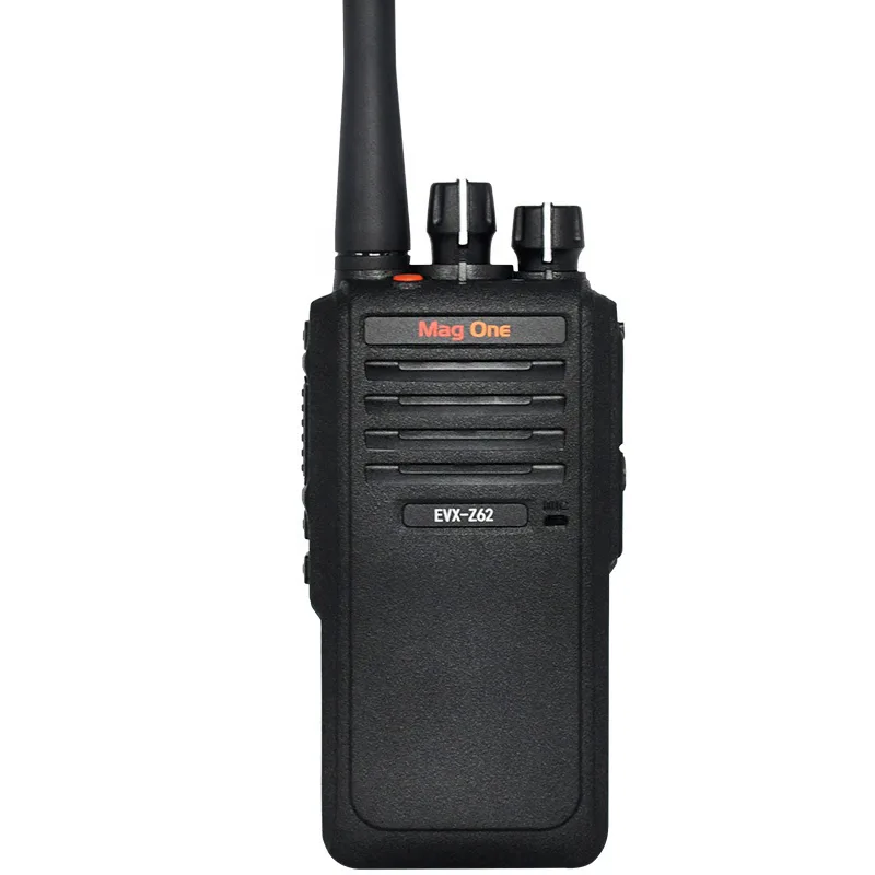 Tw Motorola Evx Z62 Two Way Radio Front view of the Motorola EVX-Z62 digital two-way radio