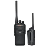 Close-up of the Motorola EVX-Z62 digital two-way radio