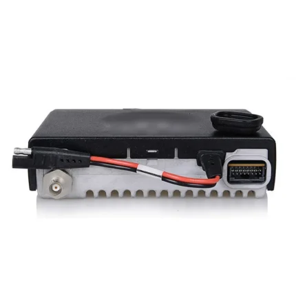 Detail shot of the Motorola GM3689 CM360 in-vehicle mobile radio