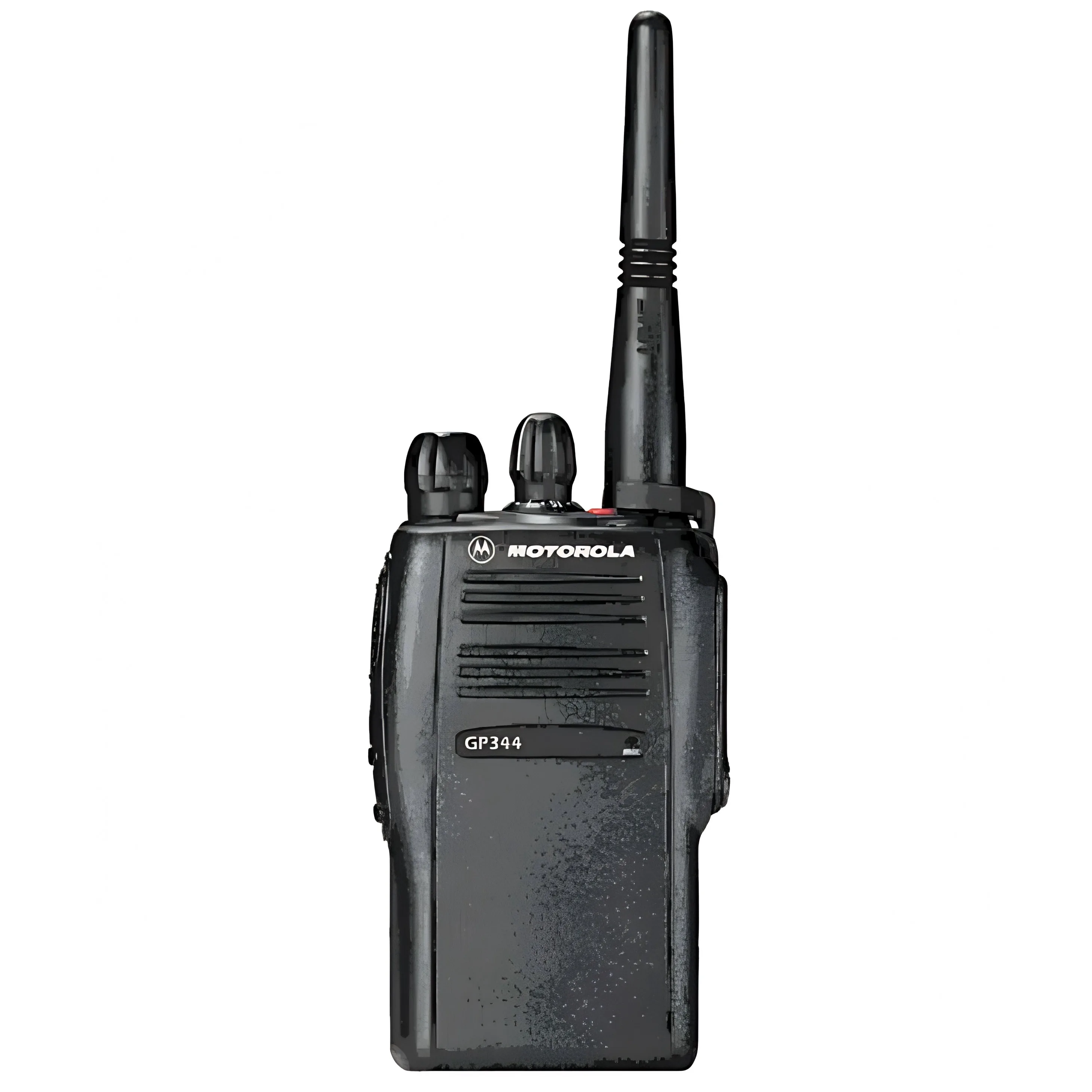Tw Motorola Gp344 Two Way Radio Front view of the Motorola GP344 GP329PLUS EX500 portable radio