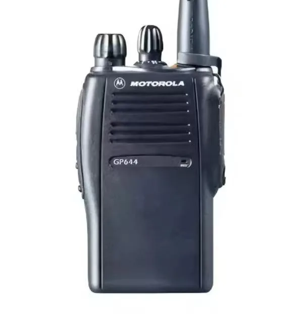 Tw Motorola Gp644 Two Way Radio Front view of the Motorola GP644 UHF portable two-way radio