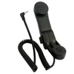 Front view of the Motorola H250 shoulder speaker microphone with 2.5mm plug