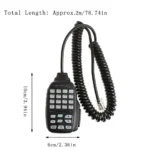 HM-133V DTMF keypad microphone for Icom mobile radios held in hand