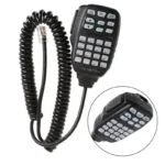 Close-up of the HM-133V DTMF keypad microphone for Icom mobile radios