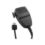 Close-up of the Motorola HMN3596 condenser handheld microphone for CM series radios