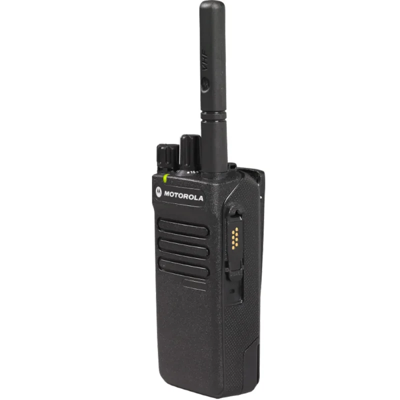 Detail shot of the Motorola ATEX explosion proof handheld radio