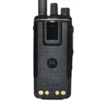 Side profile of the Motorola ATEX explosion proof handheld radio