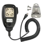 Detail shot of the KMC-35 dynamic handheld mic for Kenwood mobile radio