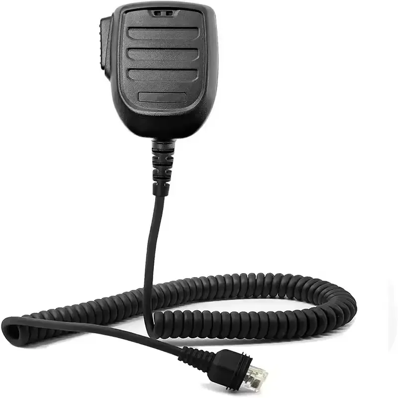 Tw Motorola Kmc 60 Two Way Radio Front view of the KMC-60 8-pin speaker microphone for Kenwood NX radios