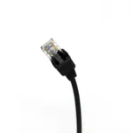 Kenwood KMC-62 mobile radio microphone with RJ45 cable held in hand
