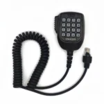 Package contents of the Kenwood KMC-62 mobile radio microphone with RJ45 cable