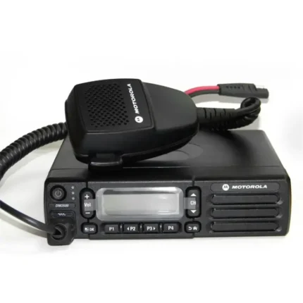 Front view of the Motorola XIR M3688 VHF vehicle-mounted mobile radio