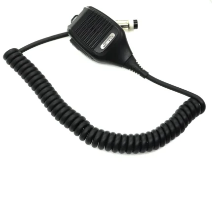 Front view of the MC-43S 8-pin PTT microphone for Kenwood amateur radio stations