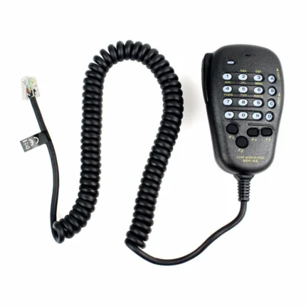 Front view of the MH-48A6J replacement handheld microphone for FT series radios