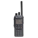 Front view of the Motorola MTP3500 DMR digital two way radio