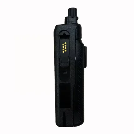 Detail shot of the Motorola MTP3550 TETRA portable radio with antenna