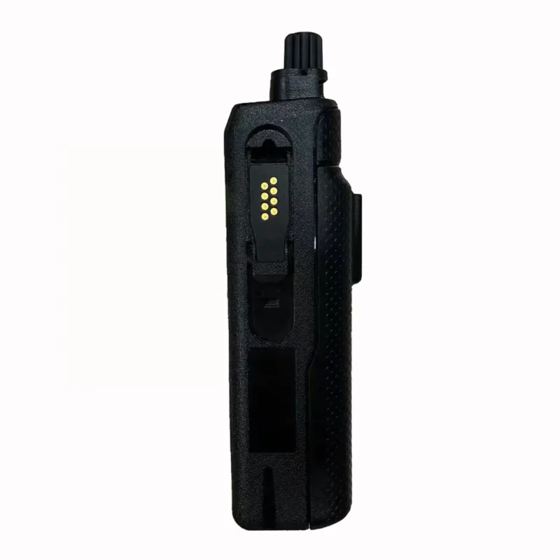 Detail shot of the Motorola MTP3550 TETRA portable radio with antenna
