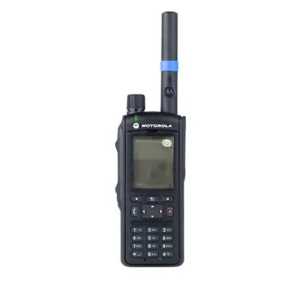 Front view of the Motorola MTP6550 MTP6750 waterproof professional radio