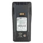 Front view of the Motorola NNTN4497 2250mAh lithium two-way radio battery