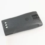 Detail shot of the Motorola NNTN4497 2250mAh lithium two-way radio battery
