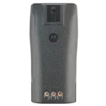 Side profile of the Motorola NNTN4497 2250mAh lithium two-way radio battery