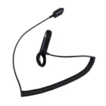 Detail shot of the NNTN8040 vehicle power adapter for Motorola MTP TETRA radios
