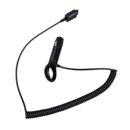 Detail shot of the NNTN8040 vehicle power adapter for Motorola MTP TETRA radios