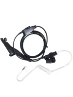 Package contents of the NNTN8459 dual-wire PTT in-ear headset for DP and XPR radios