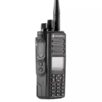 Close-up of the Motorola XIR P8668i GPS DMR portable radio