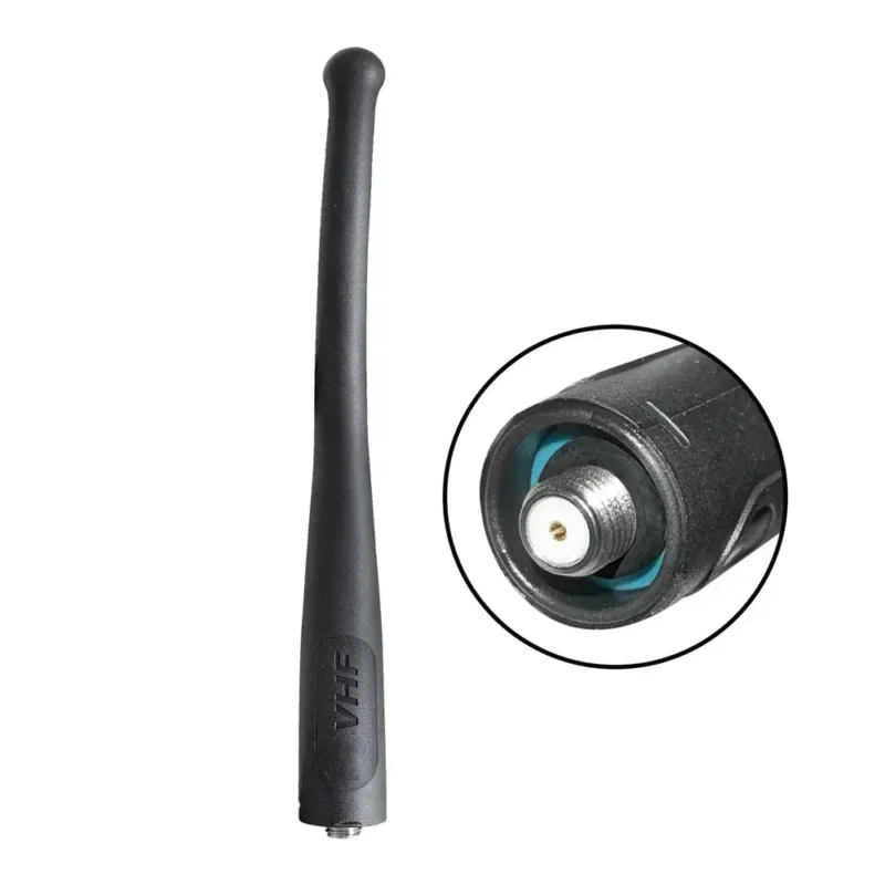 Detail shot of the PMAD4069 GPS VHF antenna for Motorola two-way radios