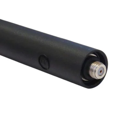 Front view of the wideband VHF whip antenna for Motorola portable radios
