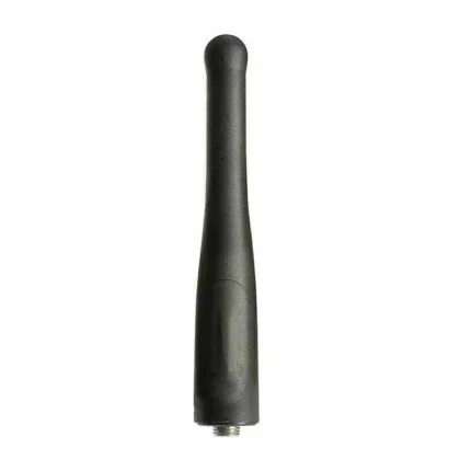 Front view of the Motorola PMAD4093 VHF stubby antenna for XPR radios