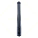 Detail shot of the compact stubby VHF antenna for Motorola DP series radios