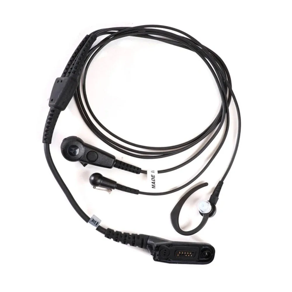 Tw Motorola Pmln5097 Earpieces Headsets Front view of the PMLN5097 covert three-wire earpiece kit for MOTOTRBO radios