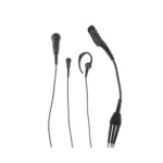 Close-up of the PMLN5097 covert three-wire earpiece kit for MOTOTRBO radios