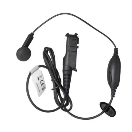 Front view of the Motorola PMLN5733 remote speaker microphone for DP series radios
